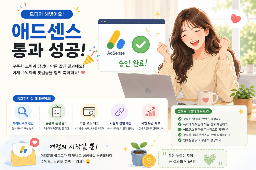애드센스통과성공
