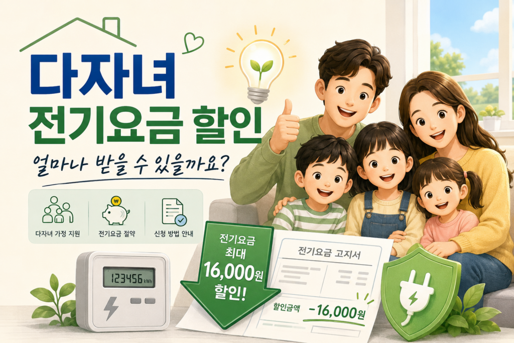다자녀전기요금할인방법