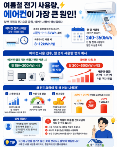 2026 여름 전기요금 누진제 총정리 에어컨 요금폭탄 피하는 법